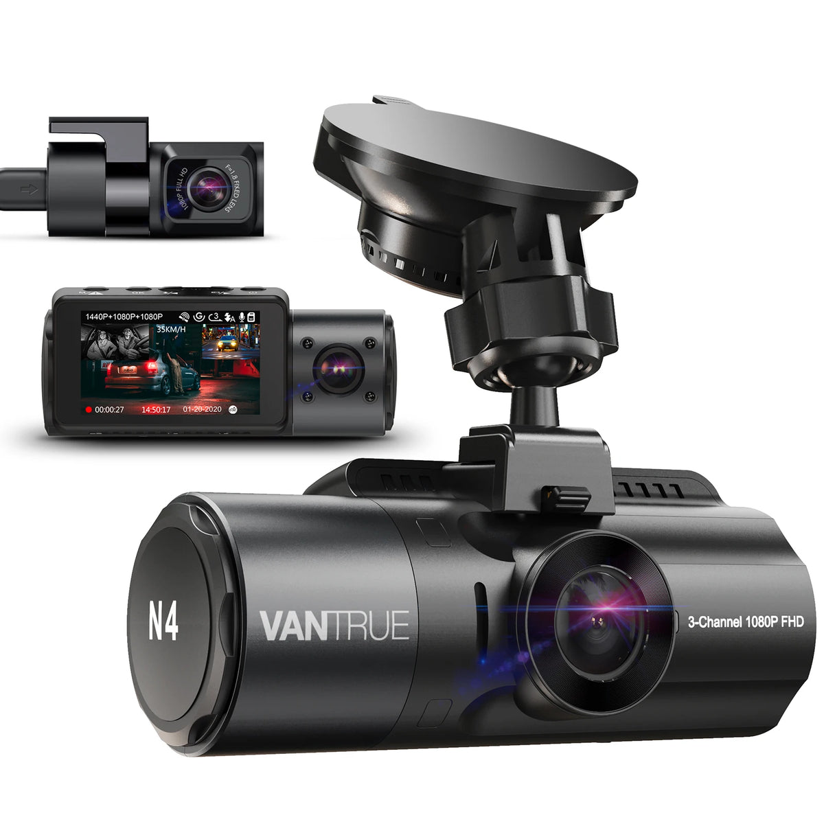 Front and Rear Dash Camera