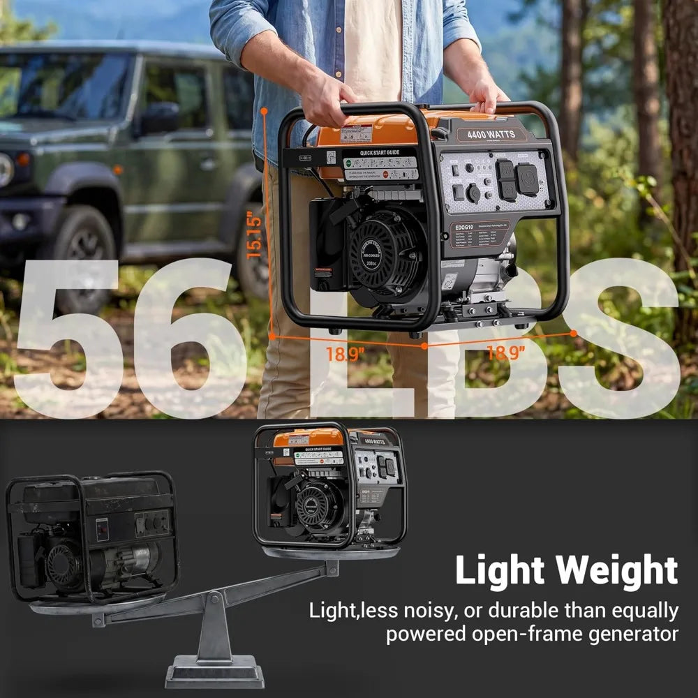 4400 Watt Inverter Generator, Gas Powered