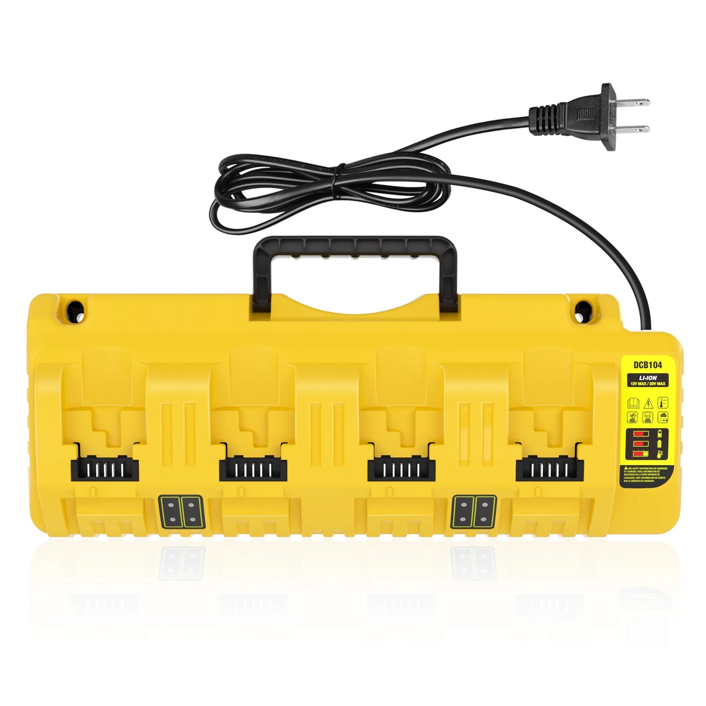 Replacement for Dewalt Battery Charger ,4 Port