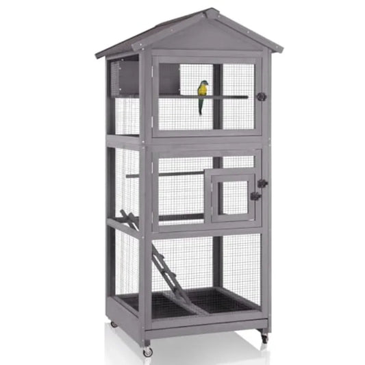Large Aviary on Wheels