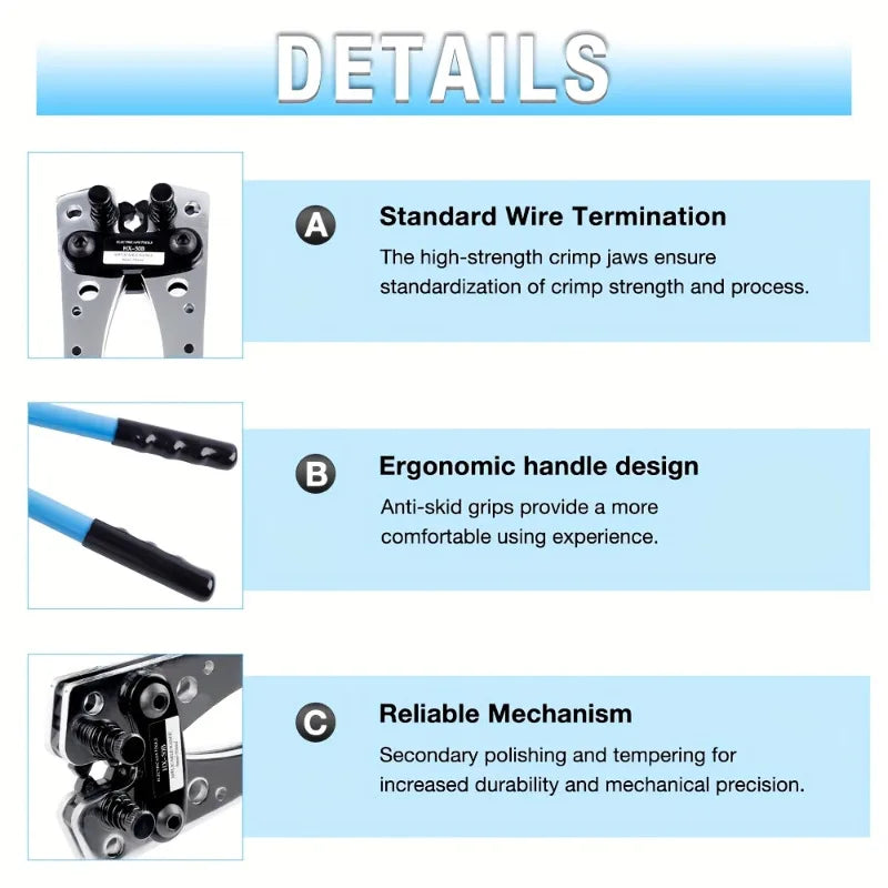 1 Set Professional Crimping Pliers Kit