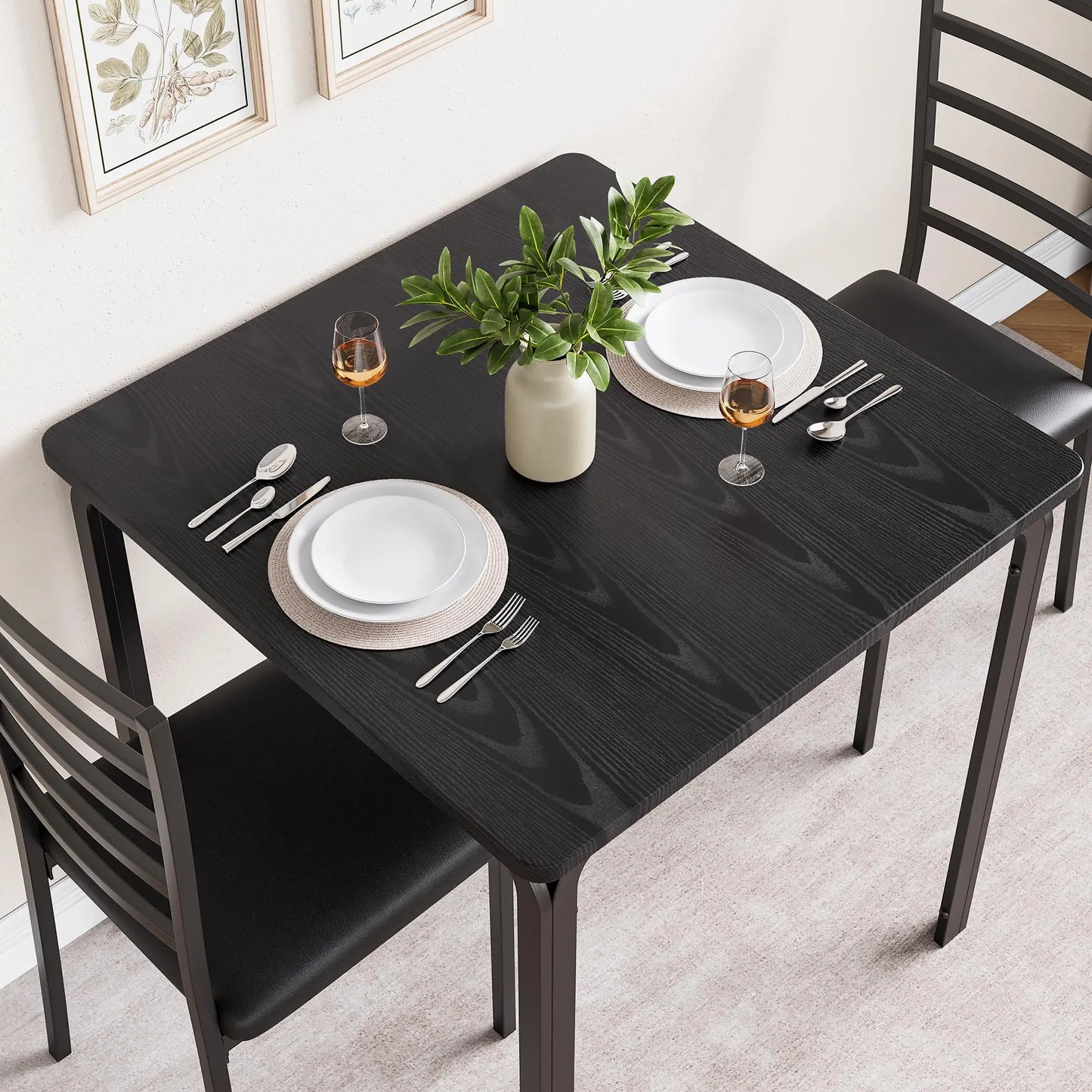 3-Piece Dining Table Set For 2