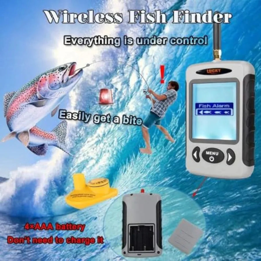 Handheld fish finder