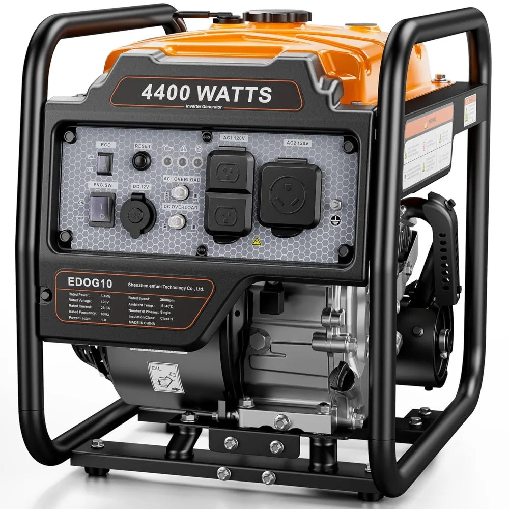 4400 Watt Inverter Generator, Gas Powered