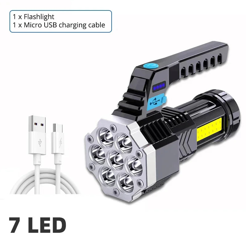 Rechargeable Flashlight 7LED