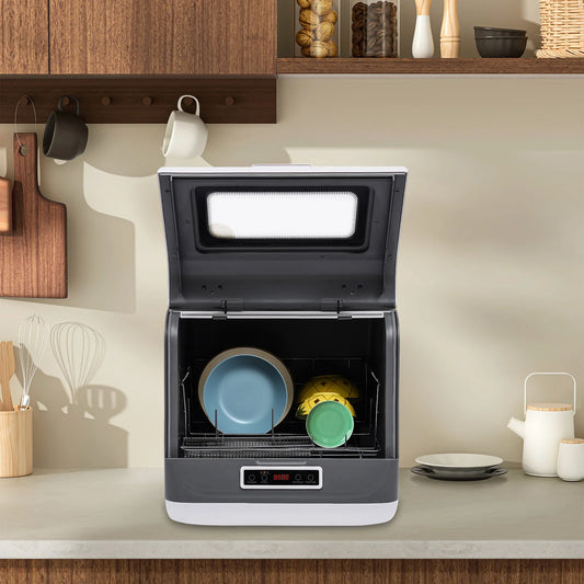 Countertop Dishwasher+800W Rated Power, Portable