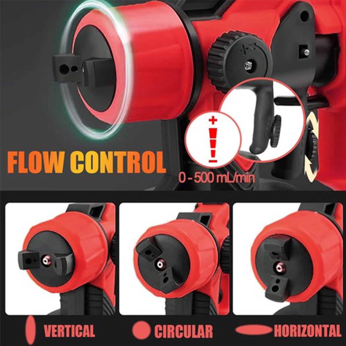 Cordless Paint Sprayer, Compatible with Milwaukee 18V Battery not included