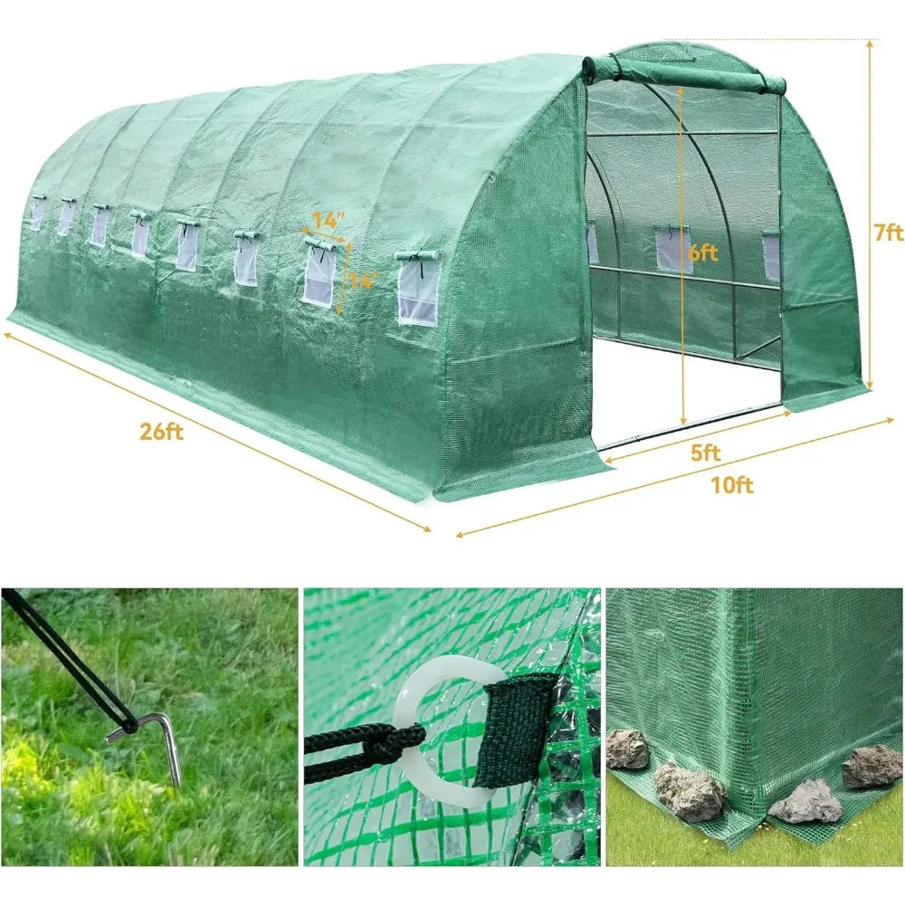 20/26ft Greenhouse