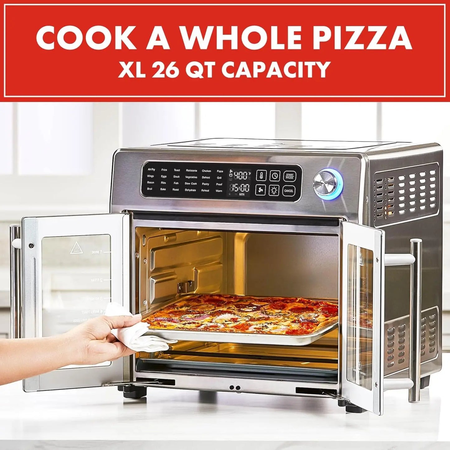French Door Air Fryer Toaster Oven Combo