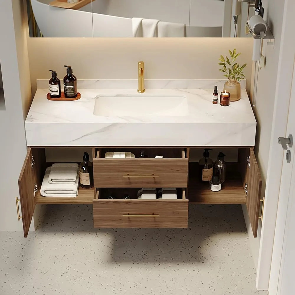 Modern 39" Floating Bathroom Vanity Set