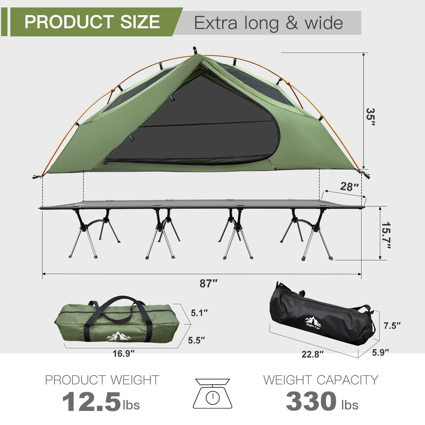 Camping Cot Tent Waterproof