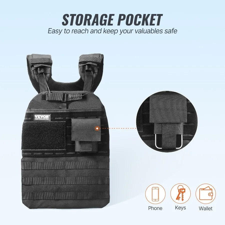 40lb Adjustable Weighted Vest