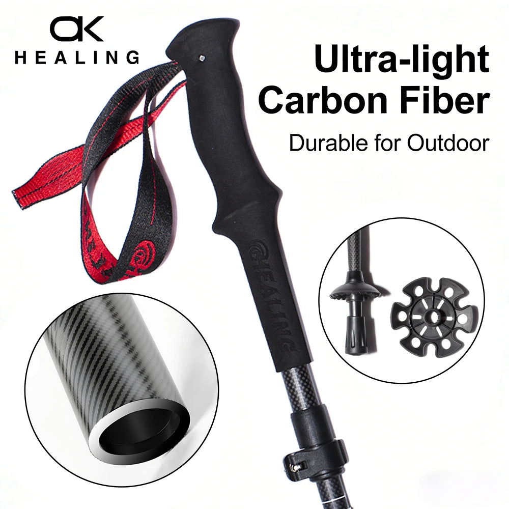 Ultralight Carbon Fiber Trekking Poles