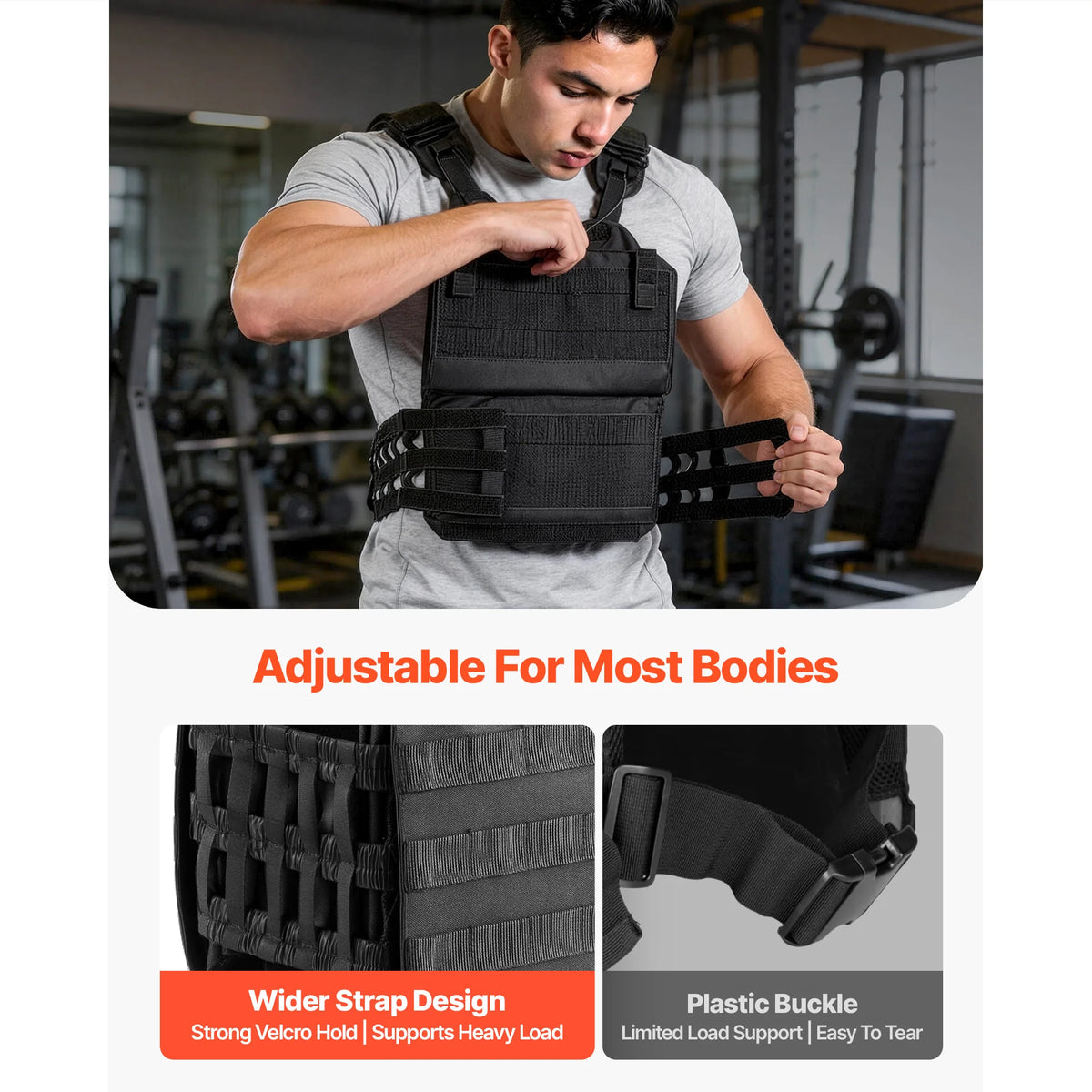 Weighted Vest with Shoulder Pad