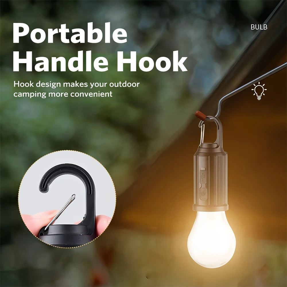 Portable Solar Camping Lantern USB Charging