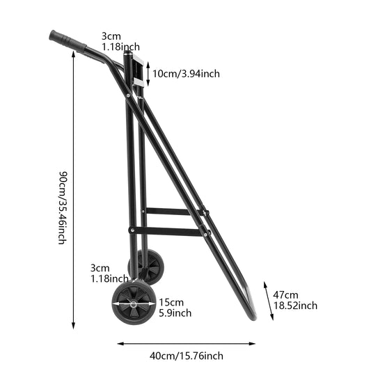 Folding Outboard Boat Motor Cart