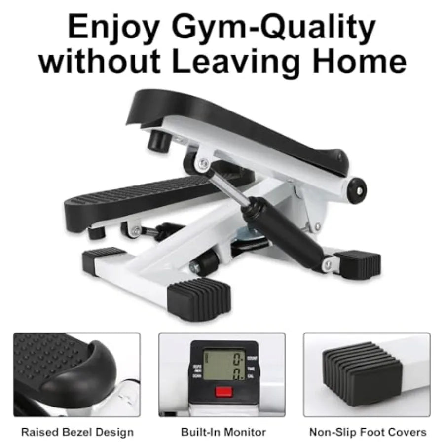Mini Stepper with LCD Monitor and Resistance Bands