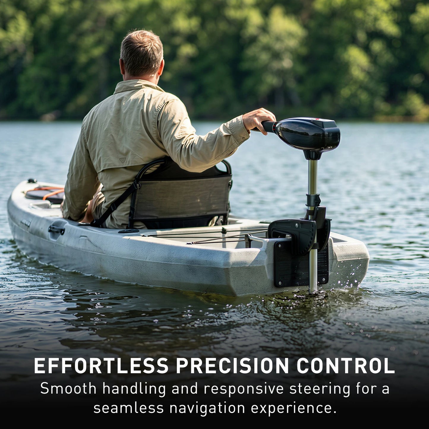 36/55LB Thrust Electric Trolling Motor, Transom Mount