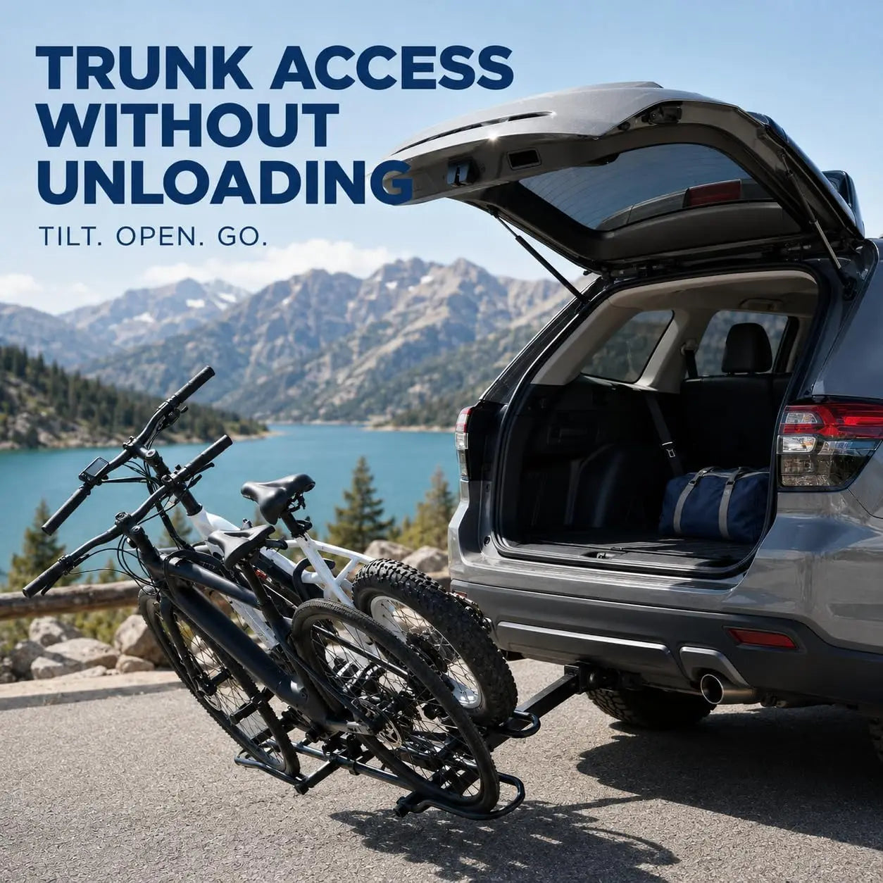 2 Bike Hitch Mount Bike Rack