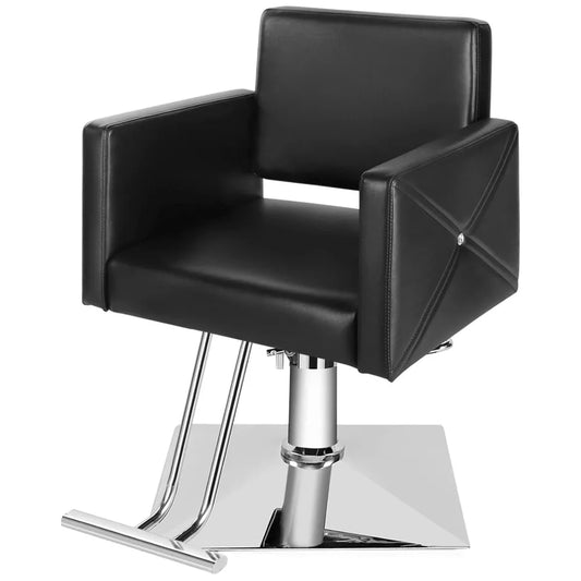 Stylist Chair with Heavy Duty Hydraulic Pump, 360 Degrees Rolling Swivel