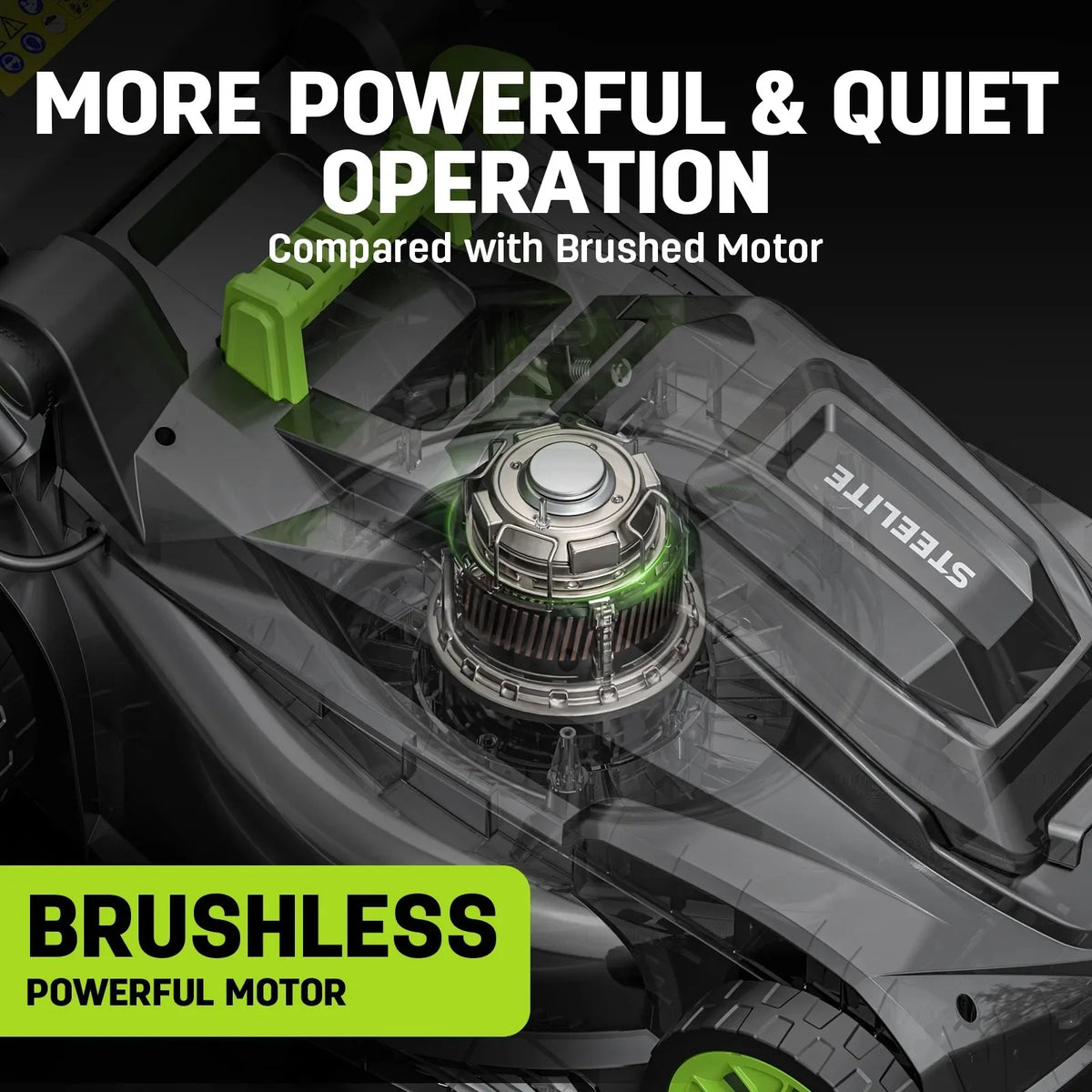 21V Cordless Lawn Mower 17 Inch