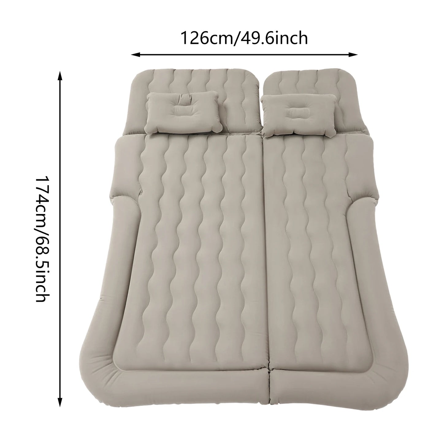 Inflatable SUV Bed for Back Seat with Electric Pump