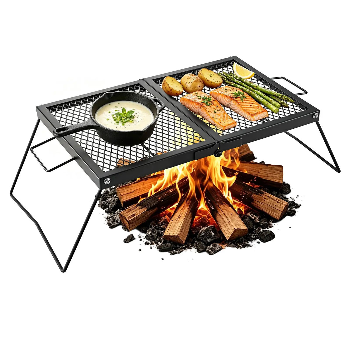 Folding Campfire Grill
