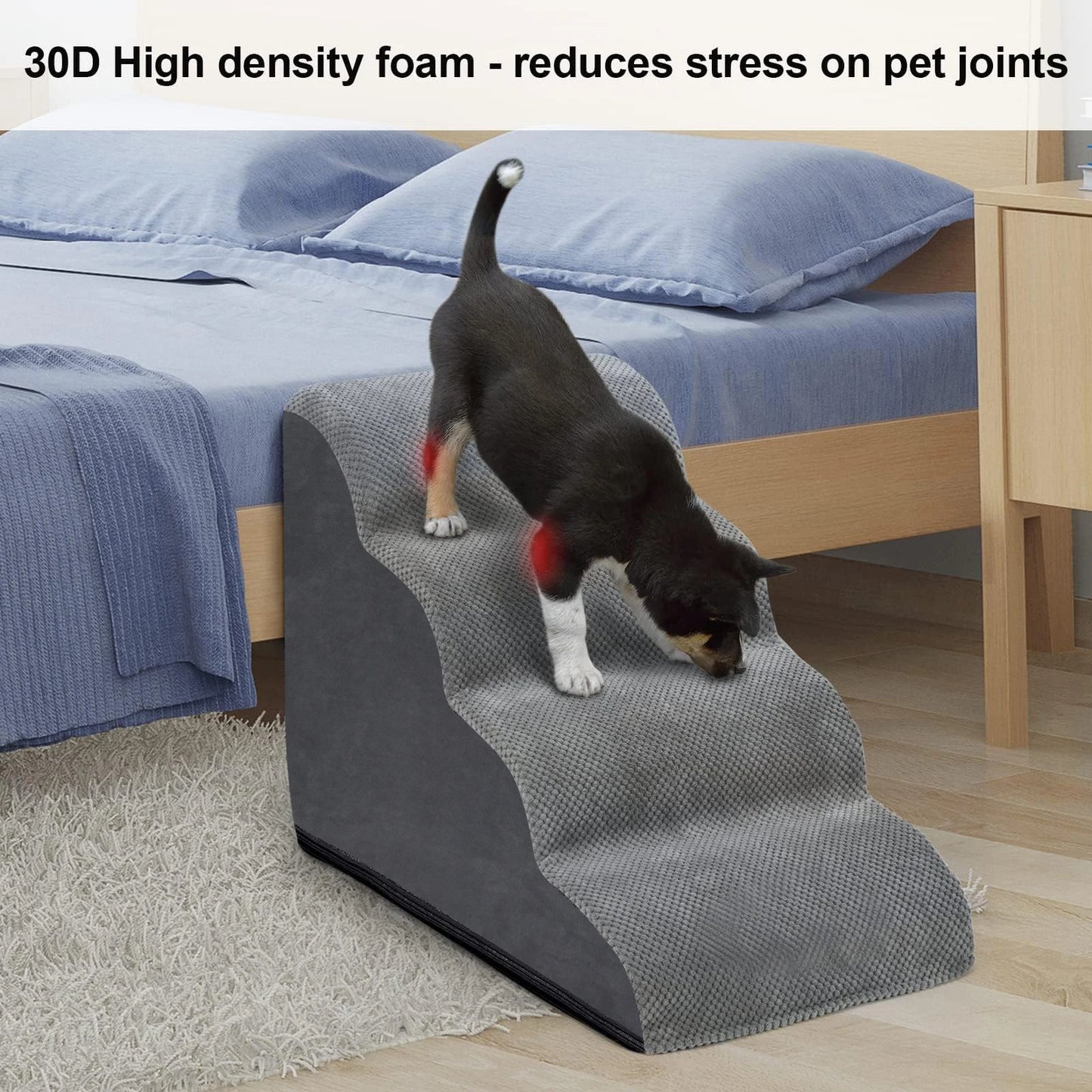 Pets Steps Non-Slip Stairs 3 4 5 Steps