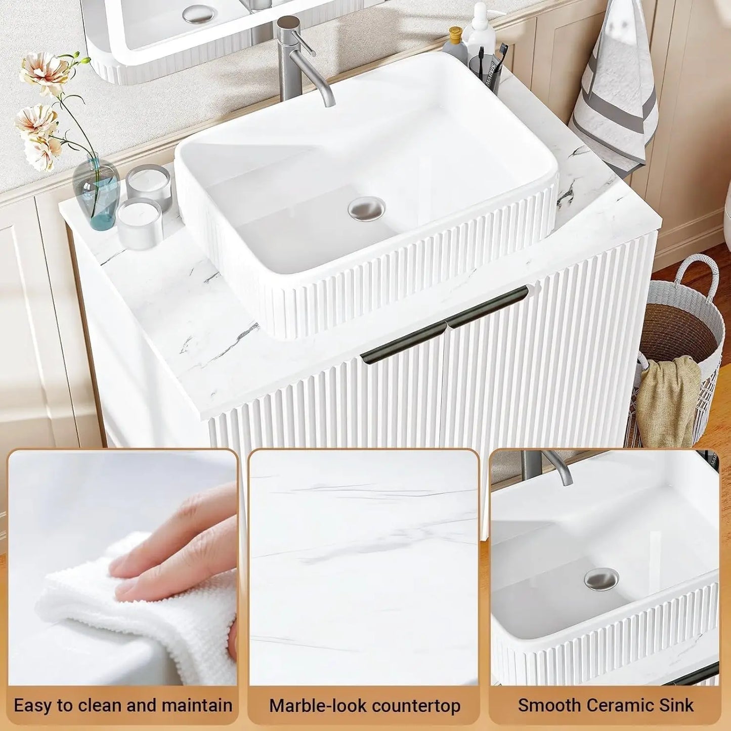 30-Inch Bathroom Vanity with Sink