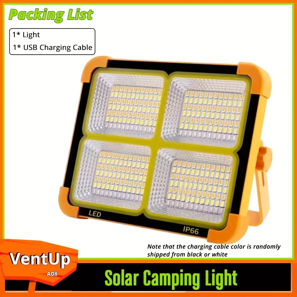 Solar Camping Light with USB Charging