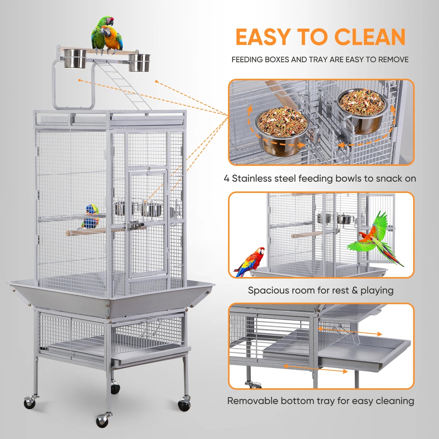 61" Large Bird Cage