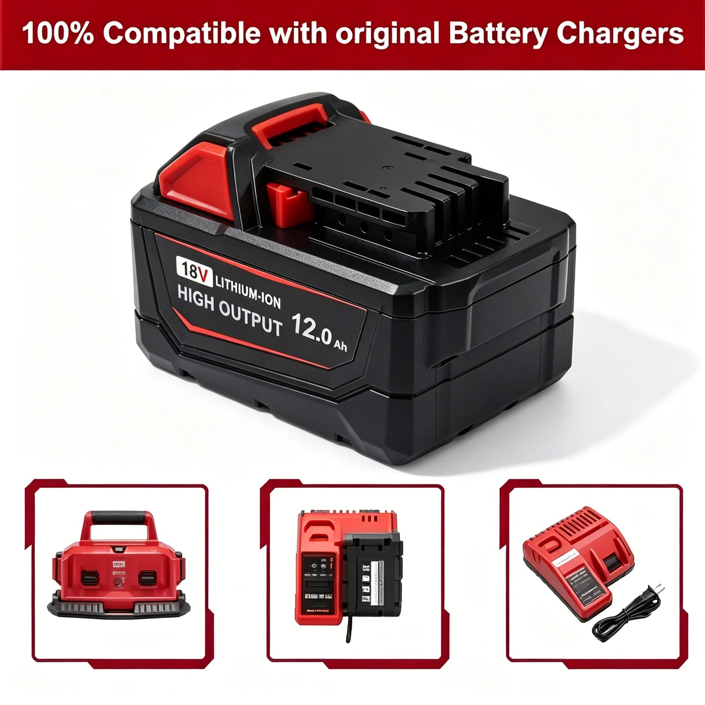 Replacement Battery For Milwaukee M18