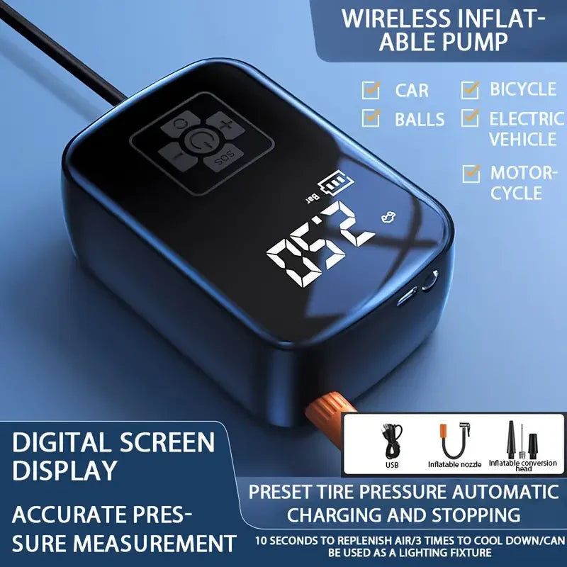 Electric Tire Inflator Pump