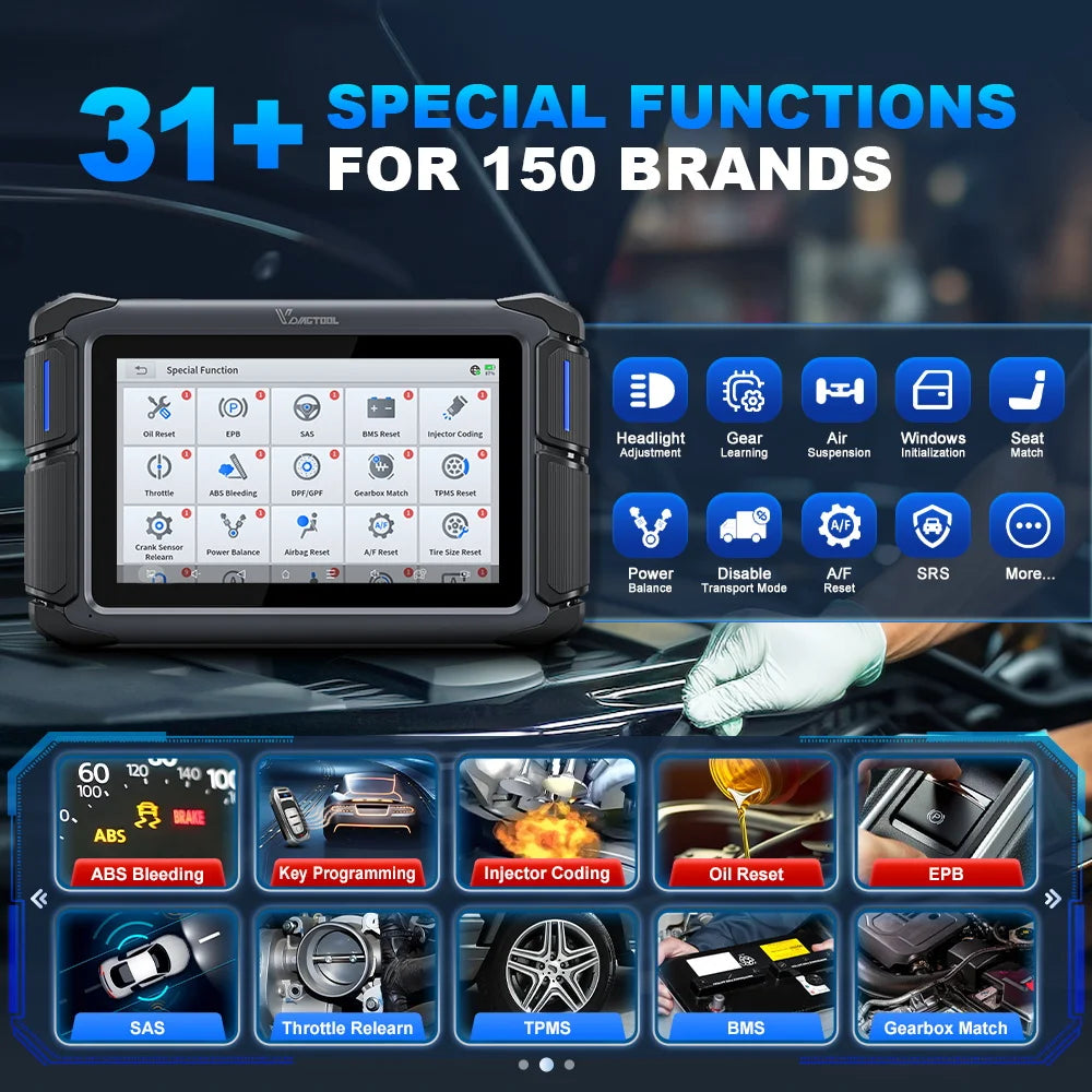 OBD2 Bi-Directional Car Diagnostic Tool Key Programmer