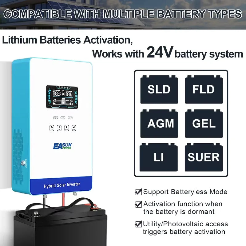 Solar Inverter Off Grid 4KW 24v 110/120v