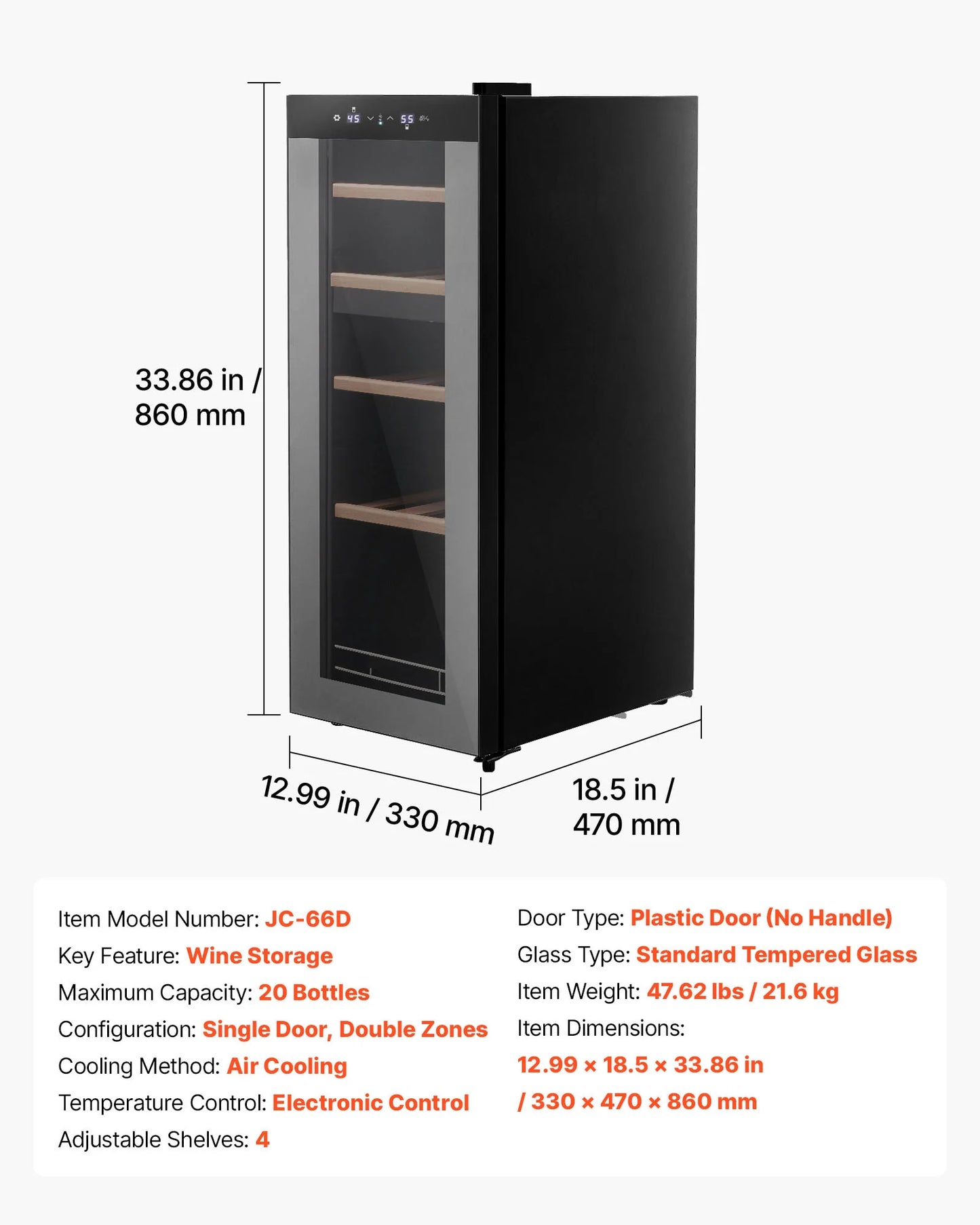 20 Bottle Wine Fridge