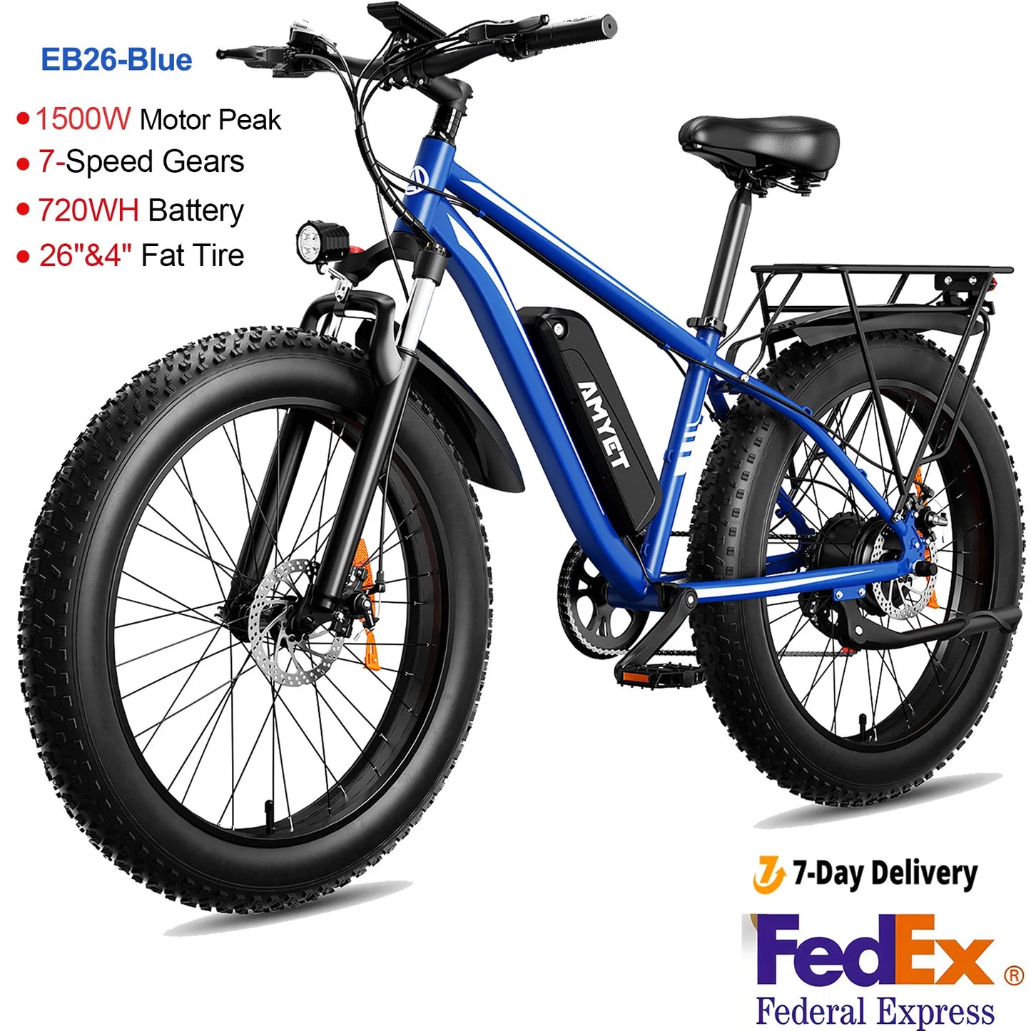 1500W  Ebike 26"