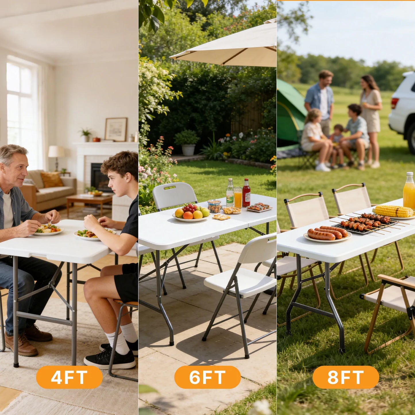 Folding Outdoor Picnic Table