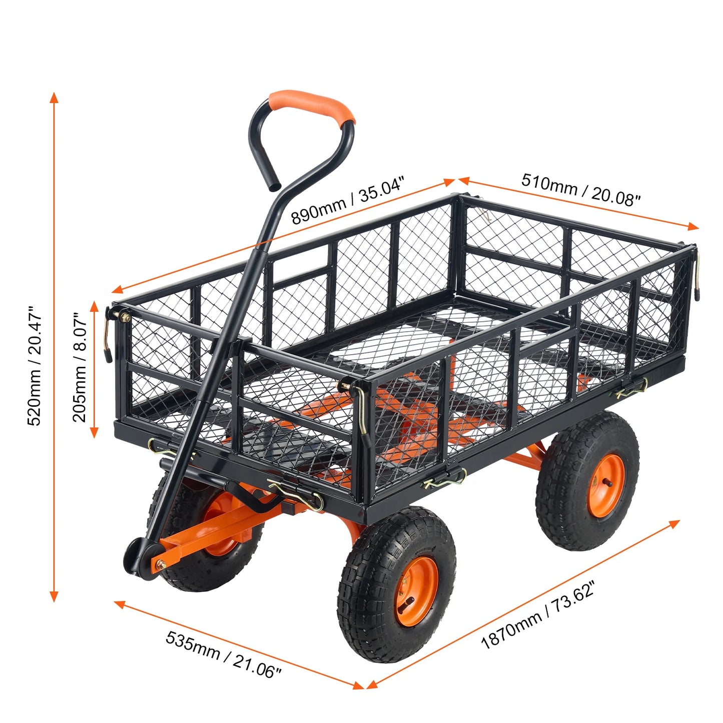 Garden Dump Cart Wheelbarrow