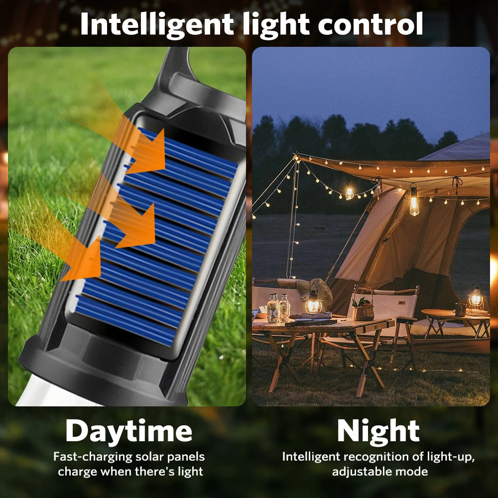 Portable Solar Camping Lantern USB Charging