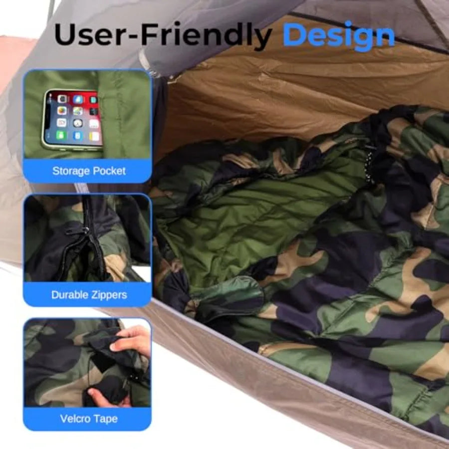 0 Degree Mummy Sleeping Bag