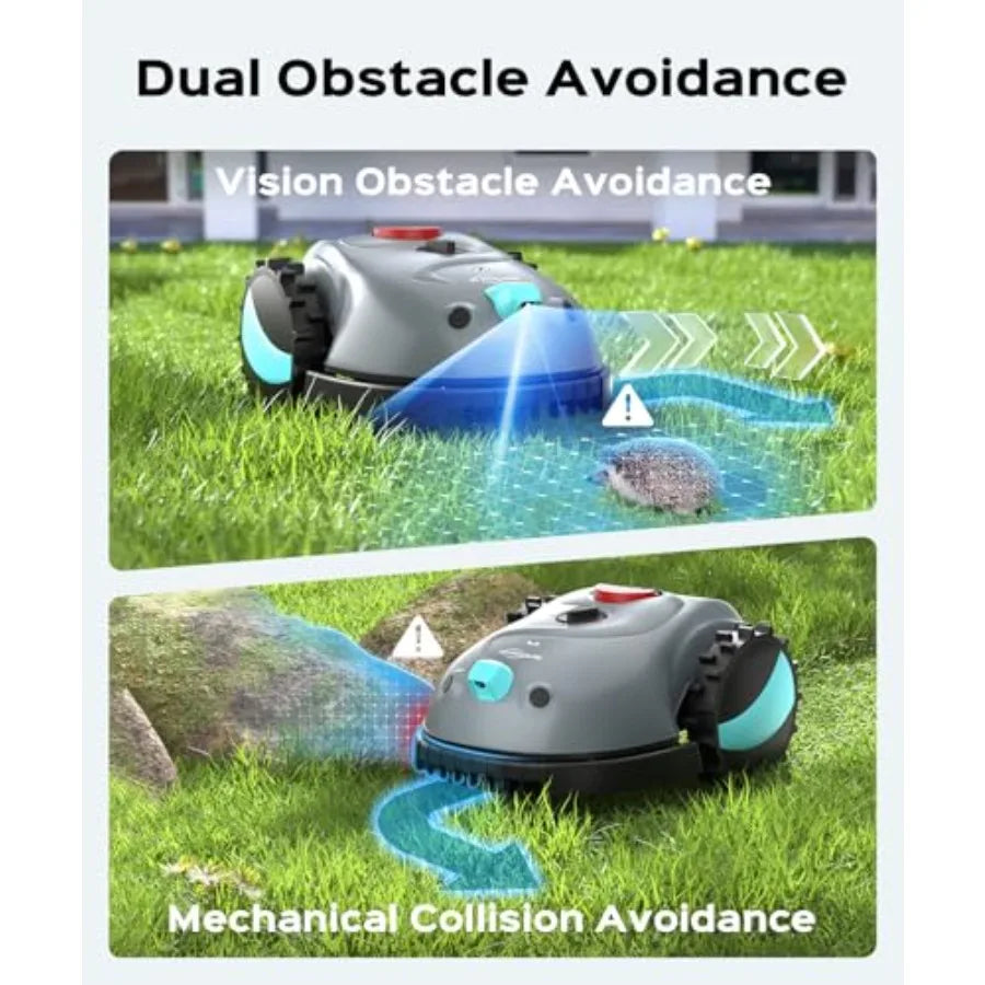Robot Lawn Mower with HD Vision Navigation