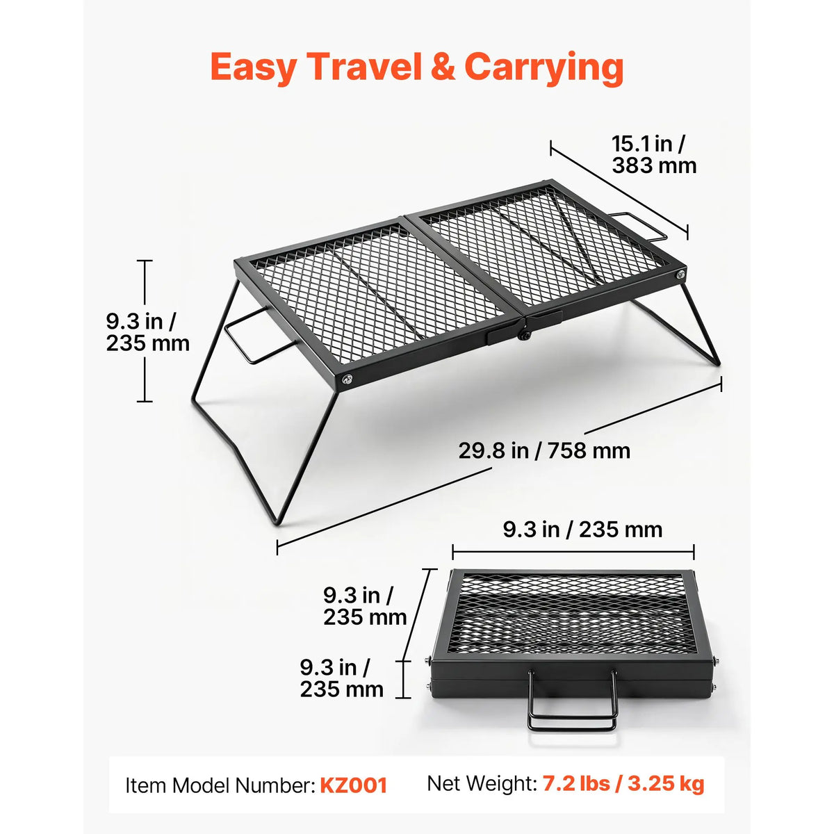 Folding Campfire Grill