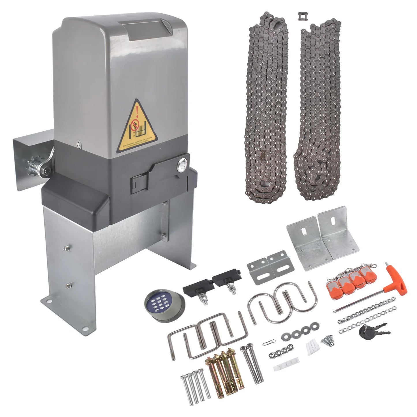 3300lbs 550W Motor Remote Kit Gate Operator for Sliding Gate