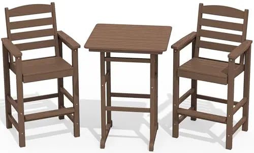 Adirondack Chairs and Bar Table Set