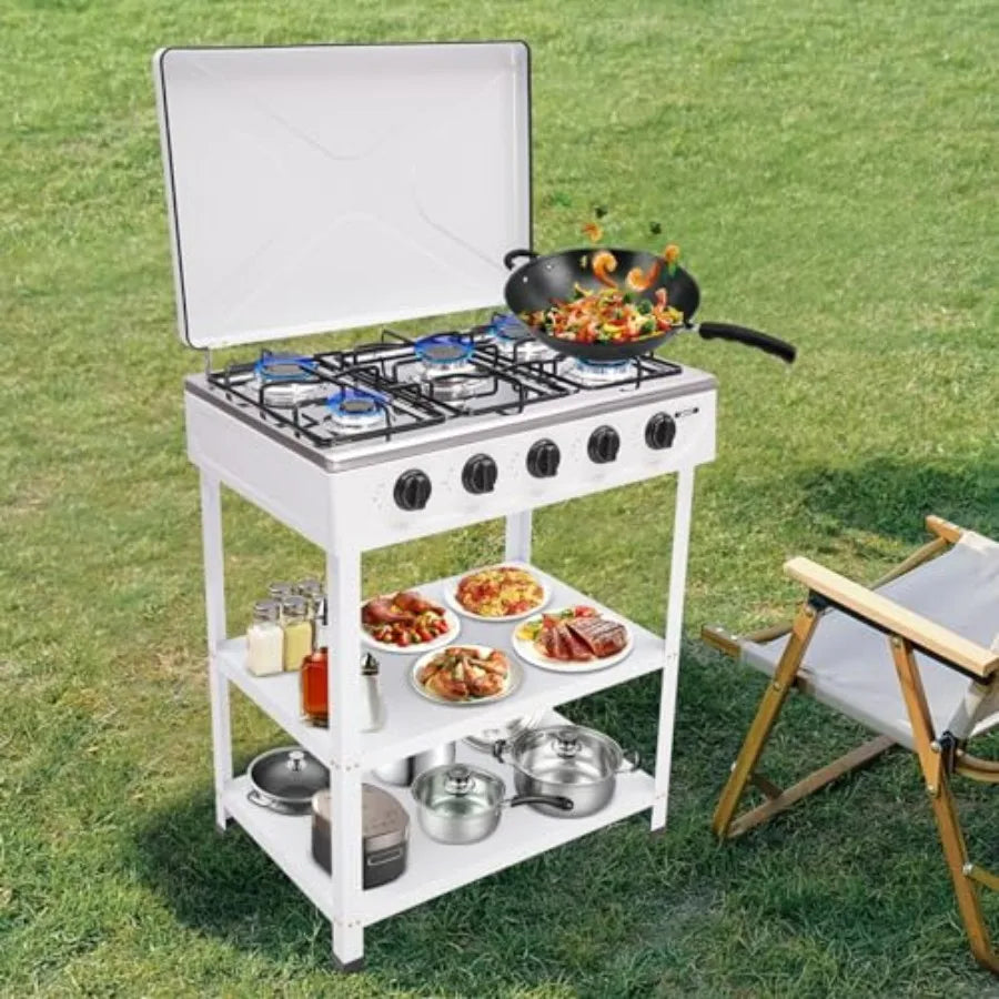 Camping Stove, 5 Burner Propane