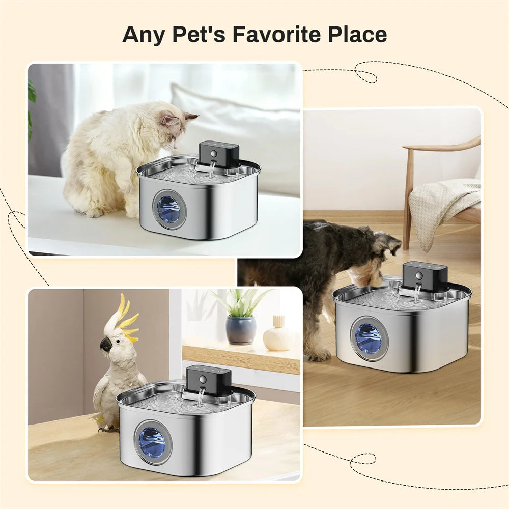 3.2L Automatic Pet Water Feeder with Motion Sensor