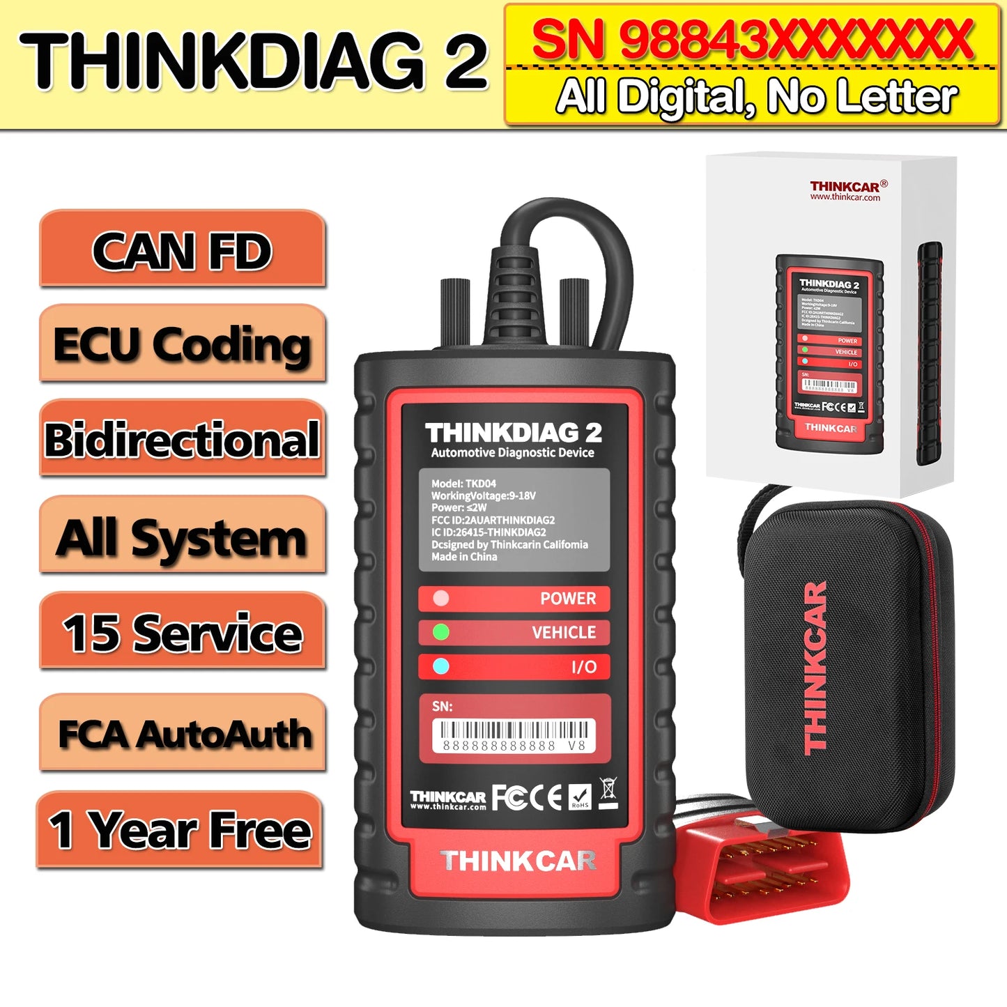 OBD2 Scanner 16 resets