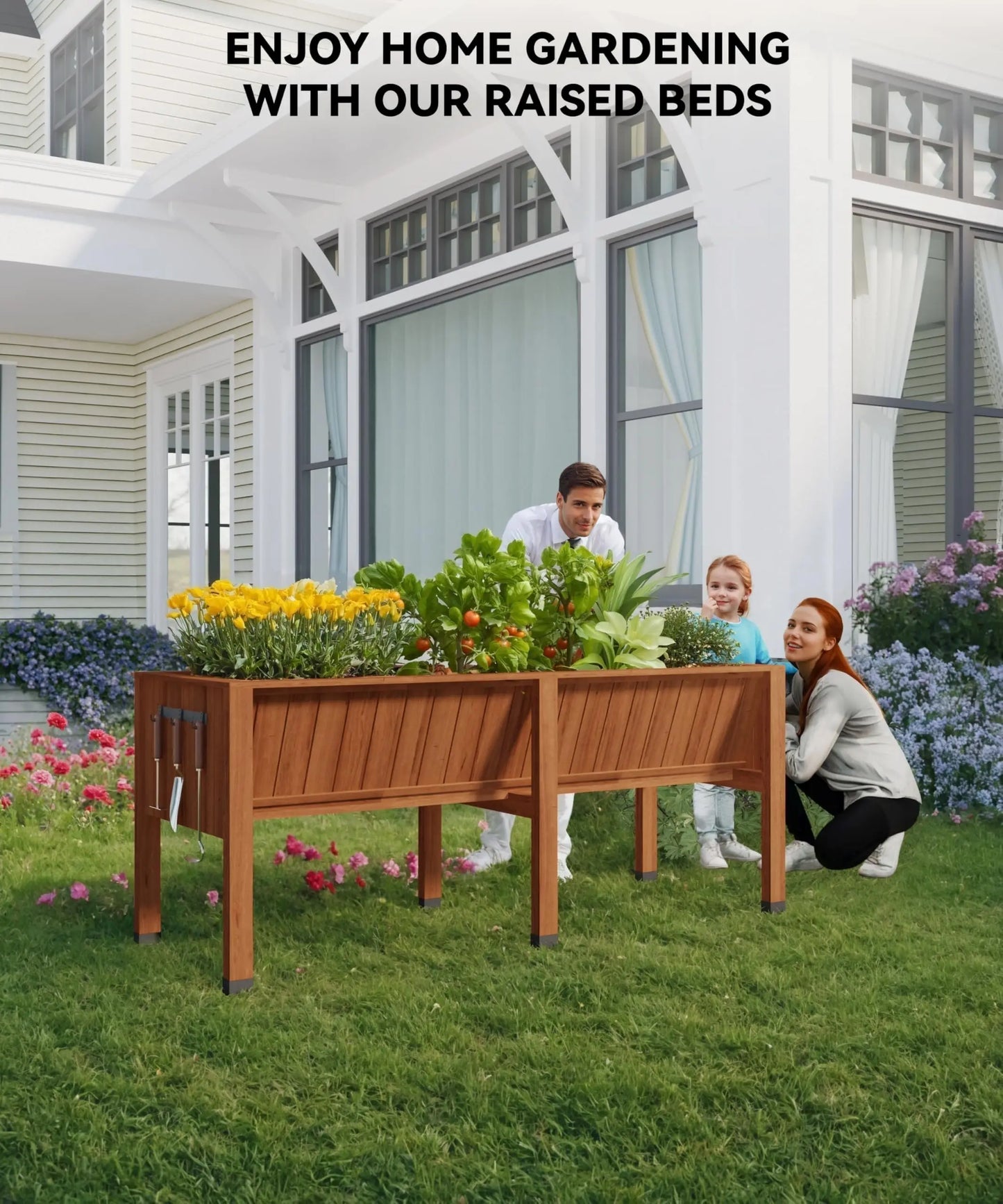 Elevated Cedar Garden Bed