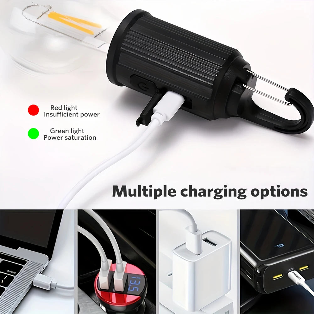 Portable Solar Camping Lantern USB Charging